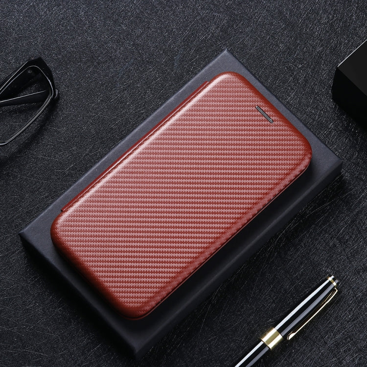 Carbon Fiber Texture Magnetic Horizontal Flip TPU + PC + PU Leather Case with Card Slot, For OnePlus 8, For OnePlus 8 Pro, For OnePlus Nord