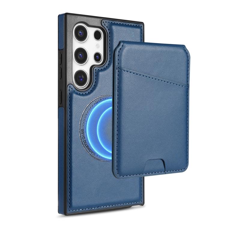 Skin Feel Detachable Card Bag Magsafe Phone Case, For Samsung Galaxy S23 Ultra 5G, For Samsung Galaxy S23+ 5G, For Samsung Galaxy S23 5G, For Samsung Galaxy S20 FE 5G