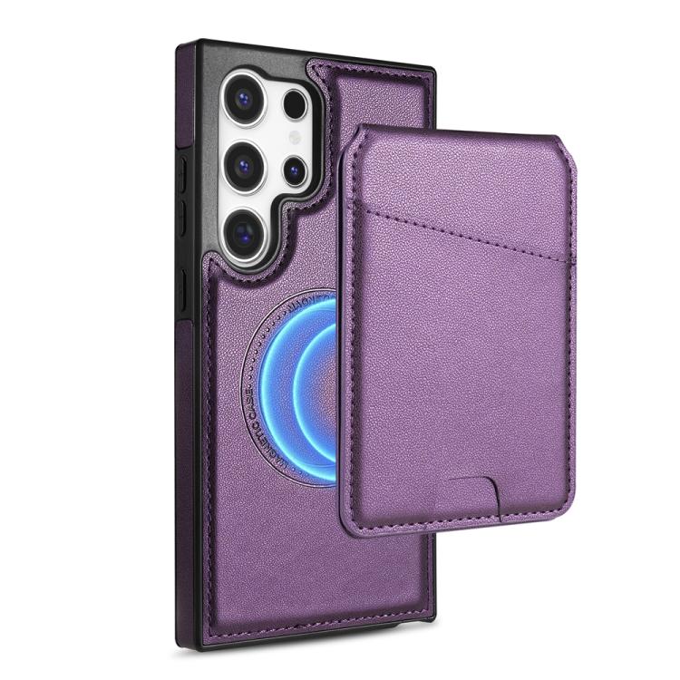 Skin Feel Detachable Card Bag Magsafe Phone Case, For Samsung Galaxy S23 Ultra 5G, For Samsung Galaxy S23+ 5G, For Samsung Galaxy S23 5G, For Samsung Galaxy S20 FE 5G