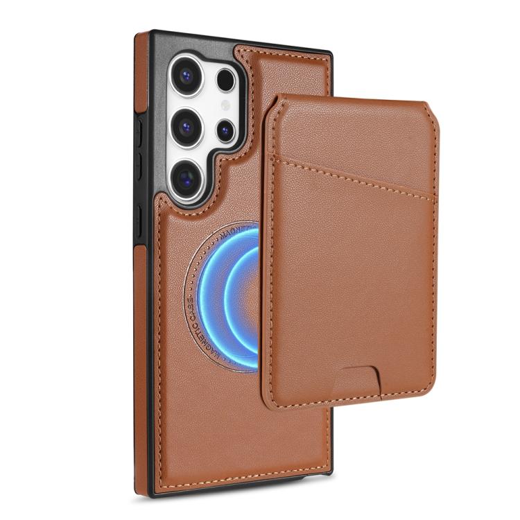 Skin Feel Detachable Card Bag Magsafe Phone Case, For Samsung Galaxy S23 Ultra 5G, For Samsung Galaxy S23+ 5G, For Samsung Galaxy S23 5G, For Samsung Galaxy S20 FE 5G