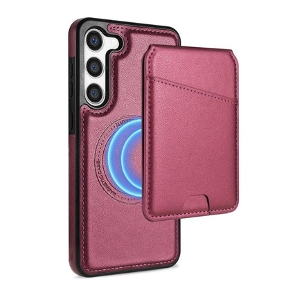 Skin Feel Detachable Card Bag Magsafe Phone Case, For Samsung Galaxy S23 Ultra 5G, For Samsung Galaxy S23+ 5G, For Samsung Galaxy S23 5G, For Samsung Galaxy S20 FE 5G