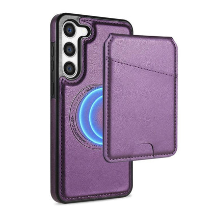 Skin Feel Detachable Card Bag Magsafe Phone Case, For Samsung Galaxy S23 Ultra 5G, For Samsung Galaxy S23+ 5G, For Samsung Galaxy S23 5G, For Samsung Galaxy S20 FE 5G