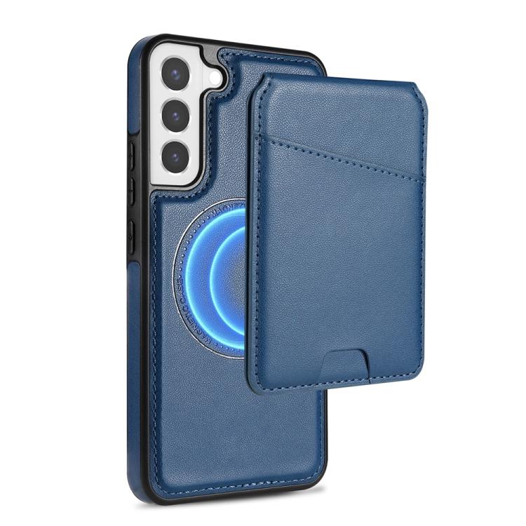 Skin Feel Detachable Card Bag Magsafe Phone Case, For Samsung Galaxy S21 5G, For Samsung Galaxy S21+ 5G