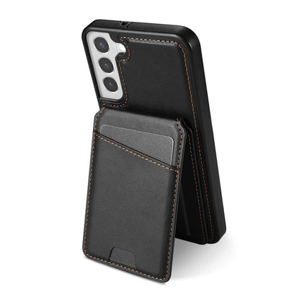 Skin Feel Detachable Card Bag Magsafe Phone Case, For Samsung Galaxy S21 5G, For Samsung Galaxy S21+ 5G