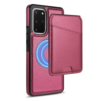 Skin Feel Detachable Card Bag Magsafe Phone Case, For Samsung Galaxy S23 Ultra 5G, For Samsung Galaxy S23+ 5G, For Samsung Galaxy S23 5G, For Samsung Galaxy S20 FE 5G