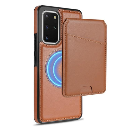 Skin Feel Detachable Card Bag Magsafe Phone Case, For Samsung Galaxy S23 Ultra 5G, For Samsung Galaxy S23+ 5G, For Samsung Galaxy S23 5G, For Samsung Galaxy S20 FE 5G