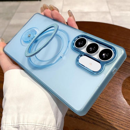 Rotation Holder MagSafe Phone Case, For Samsung Galaxy S25 5G, For Samsung Galaxy S25+ 5G, For Samsung Galaxy S25 Ultra 5G, For Samsung Galaxy S24 Ultra 5G, For Samsung Galaxy S24+ 5G, For Samsung Galaxy S24 5G