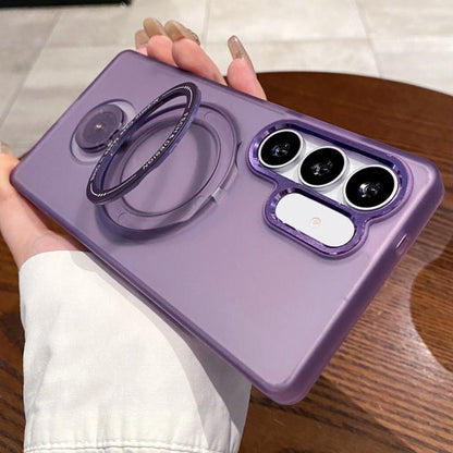 Rotation Holder MagSafe Phone Case, For Samsung Galaxy S25 5G, For Samsung Galaxy S25+ 5G, For Samsung Galaxy S25 Ultra 5G, For Samsung Galaxy S24 Ultra 5G, For Samsung Galaxy S24+ 5G, For Samsung Galaxy S24 5G