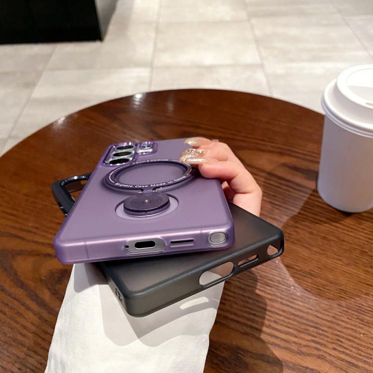 Rotation Holder MagSafe Phone Case, For Samsung Galaxy S25 5G, For Samsung Galaxy S25+ 5G, For Samsung Galaxy S25 Ultra 5G, For Samsung Galaxy S24 Ultra 5G, For Samsung Galaxy S24+ 5G, For Samsung Galaxy S24 5G