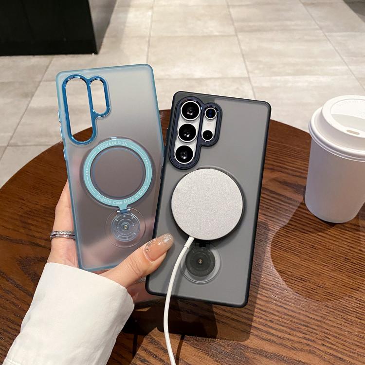 Rotation Holder MagSafe Phone Case, For Samsung Galaxy S25 5G, For Samsung Galaxy S25+ 5G, For Samsung Galaxy S25 Ultra 5G, For Samsung Galaxy S24 Ultra 5G, For Samsung Galaxy S24+ 5G, For Samsung Galaxy S24 5G
