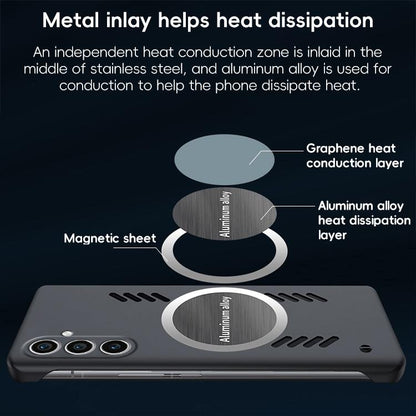 All-inclusive Lens Frameless Graphene Cooling Phone Case, For Samsung Galaxy S25 5G, For Samsung Galaxy S25+ 5G, For Samsung Galaxy S25 Ultra 5G, For Samsung Galaxy S24 Ultra 5G, For Samsung Galaxy S24+ 5G, For Samsung Galaxy S24 5G��������������������...