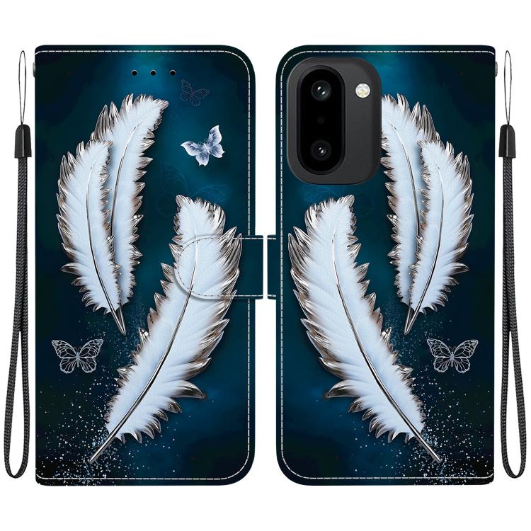 Crystal Texture Colored Drawing Leather Phone Case, For OnePlus 15R / Ace 6 / Ace 6T