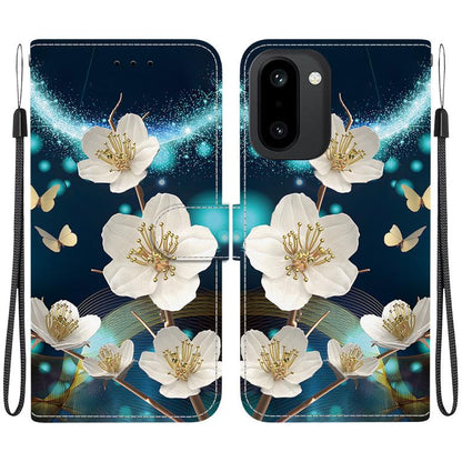 Crystal Texture Colored Drawing Leather Phone Case, For OnePlus 15R / Ace 6 / Ace 6T