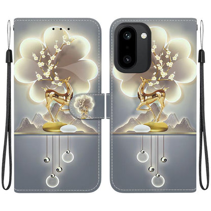 Crystal Texture Colored Drawing Leather Phone Case, For OnePlus 15R / Ace 6 / Ace 6T