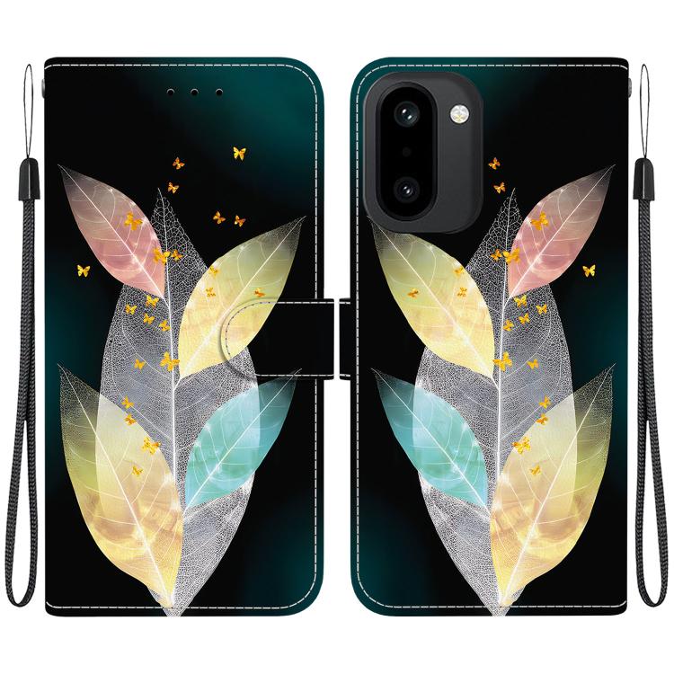 Crystal Texture Colored Drawing Leather Phone Case, For OnePlus 15R / Ace 6 / Ace 6T