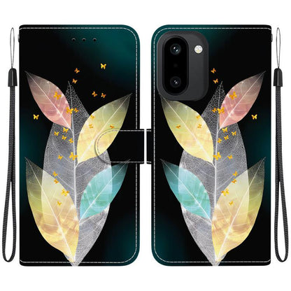 Crystal Texture Colored Drawing Leather Phone Case, For OnePlus 15R / Ace 6 / Ace 6T