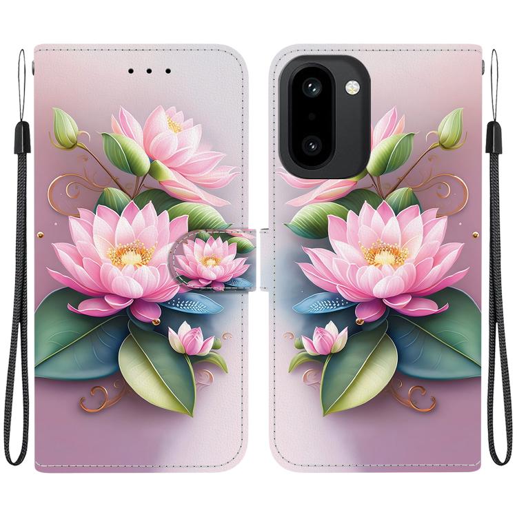 Crystal Texture Colored Drawing Leather Phone Case, For OnePlus 15R / Ace 6 / Ace 6T