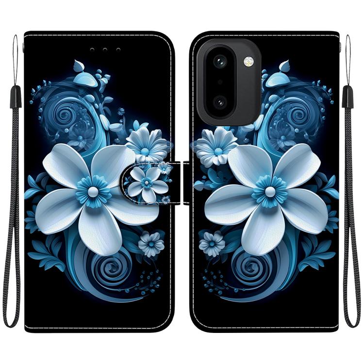 Crystal Texture Colored Drawing Leather Phone Case, For OnePlus 15R / Ace 6 / Ace 6T
