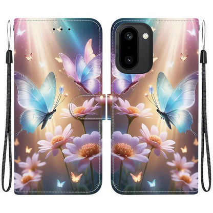 Crystal Texture Colored Drawing Leather Phone Case, For OnePlus 15R / Ace 6 / Ace 6T