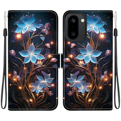 Crystal Texture Colored Drawing Leather Phone Case, For OnePlus 15R / Ace 6 / Ace 6T
