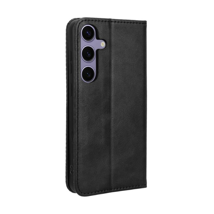 Magnetic Buckle Retro Texture Leather Phone Case, For Samsung Galaxy S25 FE 5G, For Samsung Galaxy S25 Edge 5G, For Samsung Galaxy S25 5G, For Samsung Galaxy S25+ 5G, For Samsung Galaxy S25 Ultra 5G, For Samsung Galaxy S24 FE 5G