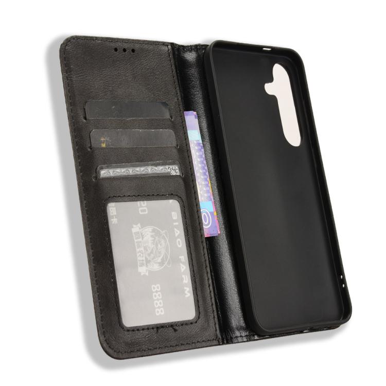 Magnetic Buckle Retro Texture Leather Phone Case, For Samsung Galaxy S26+ 5G, For Samsung Galaxy S26 Ultra 5G, For Samsung Galaxy S26 5G, For Samsung Galaxy S25 FE 5G, For Samsung Galaxy S25 Edge 5G, For Samsung Galaxy S25 5G