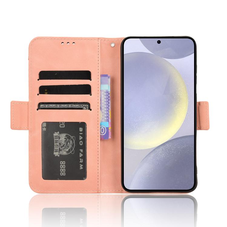 Skin Feel Calf Texture Card Slots Leather Phone Case, For Samsung Galaxy S24 FE 5G