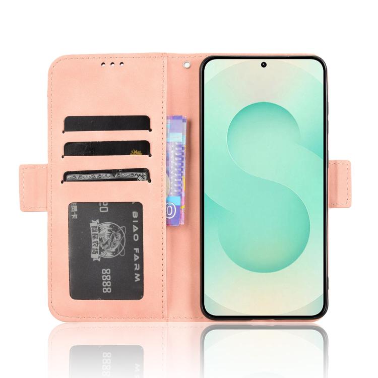 Skin Feel Calf Texture Card Slots Leather Phone Case, For Samsung Galaxy S25 Edge 5G, For Samsung Galaxy S25 5G, For Samsung Galaxy S25+ 5G, For Samsung Galaxy S25 Ultra 5G