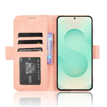 Skin Feel Calf Texture Card Slots Leather Phone Case, For Samsung Galaxy S25 Edge 5G, For Samsung Galaxy S25 5G, For Samsung Galaxy S25+ 5G, For Samsung Galaxy S25 Ultra 5G