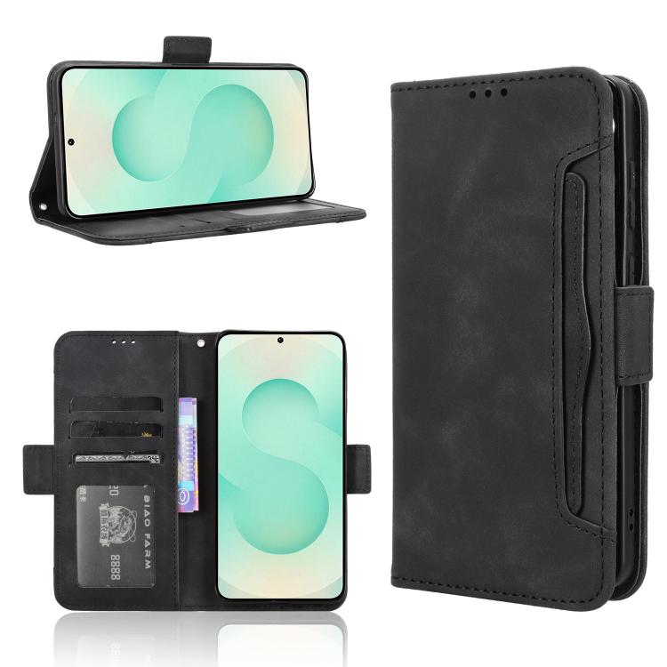 Skin Feel Calf Texture Card Slots Leather Phone Case, For Samsung Galaxy S25 Edge 5G, For Samsung Galaxy S25 5G, For Samsung Galaxy S25+ 5G, For Samsung Galaxy S25 Ultra 5G