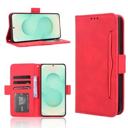 Skin Feel Calf Texture Card Slots Leather Phone Case, For Samsung Galaxy S25 Edge 5G, For Samsung Galaxy S25 5G, For Samsung Galaxy S25+ 5G, For Samsung Galaxy S25 Ultra 5G