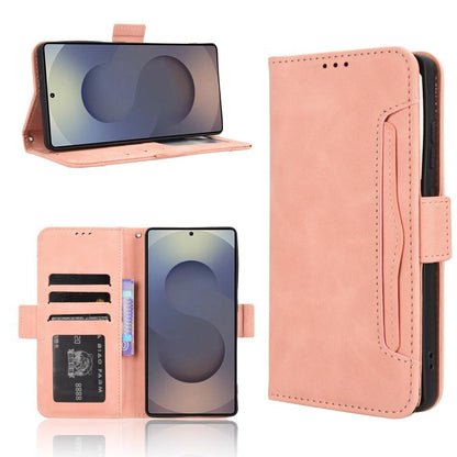 Skin Feel Calf Texture Card Slots Leather Phone Case, For Samsung Galaxy S25 Edge 5G, For Samsung Galaxy S25 5G, For Samsung Galaxy S25+ 5G, For Samsung Galaxy S25 Ultra 5G
