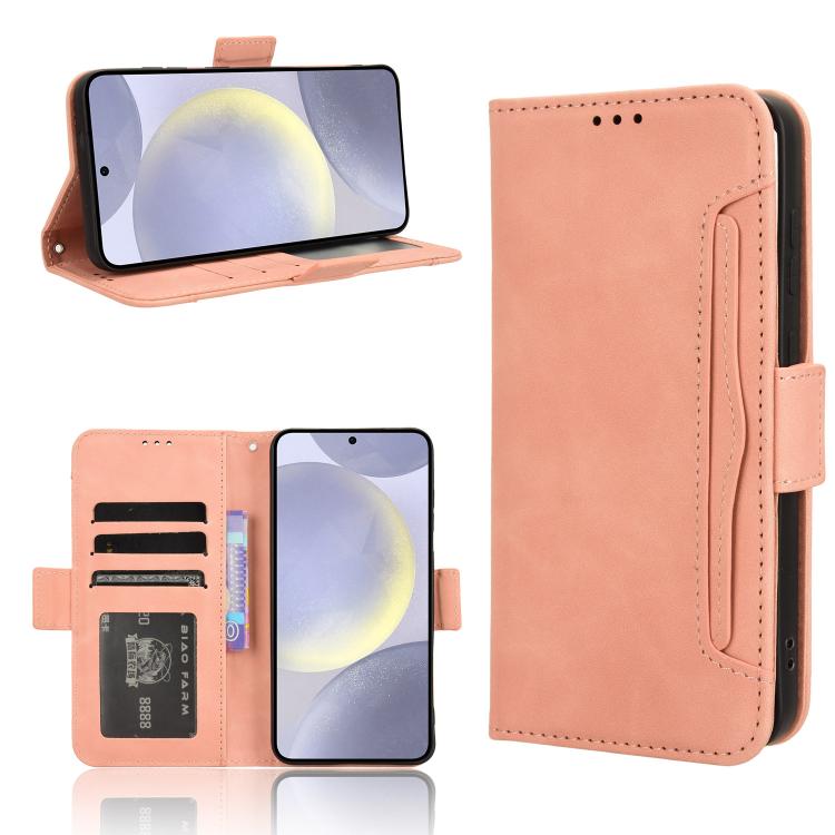 Skin Feel Calf Texture Card Slots Leather Phone Case, For Samsung Galaxy S25 Edge 5G, For Samsung Galaxy S25 5G, For Samsung Galaxy S25+ 5G, For Samsung Galaxy S25 Ultra 5G