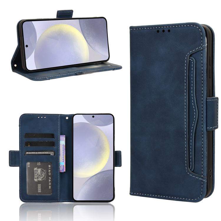 Skin Feel Calf Texture Card Slots Leather Phone Case, For Samsung Galaxy S25 Edge 5G, For Samsung Galaxy S25 5G, For Samsung Galaxy S25+ 5G, For Samsung Galaxy S25 Ultra 5G