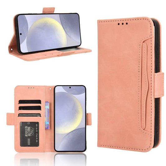 Skin Feel Calf Texture Card Slots Leather Phone Case, For Samsung Galaxy S25 FE 5G, For Samsung Galaxy S25 Edge 5G, For Samsung Galaxy S25 5G, For Samsung Galaxy S25+ 5G