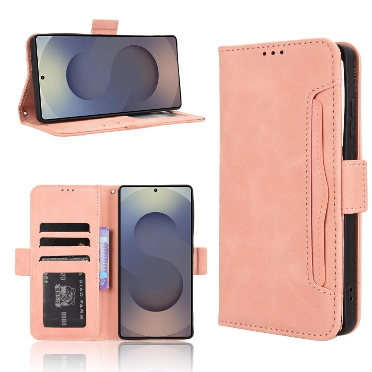 Skin Feel Calf Texture Card Slots Leather Phone Case, For Samsung Galaxy S26+ 5G, For Samsung Galaxy S26 Ultra 5G, For Samsung Galaxy S26 5G, For Samsung Galaxy S25 FE 5G