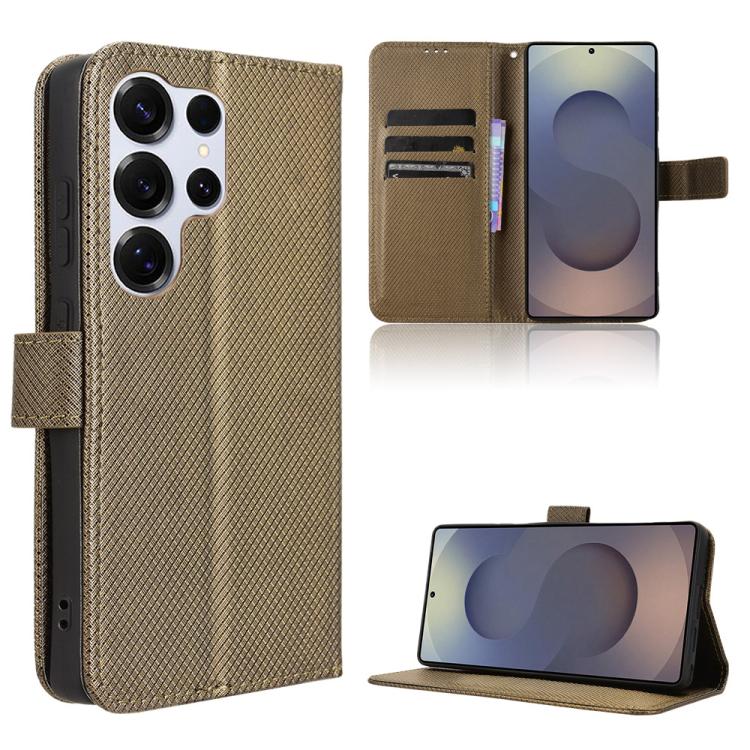 Diamond Texture Leather Phone Case, For Samsung Galaxy S26+ 5G, For Samsung Galaxy S26 Ultra 5G, For Samsung Galaxy S26 5G, For Samsung Galaxy S25 FE 5G