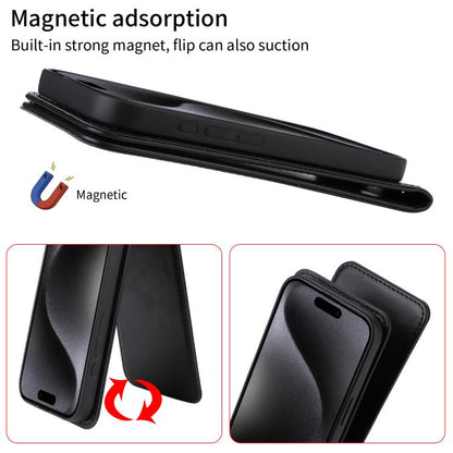 Magnetic Vertical Flip Leather Phone Case, For Samsung Galaxy S24 5G
