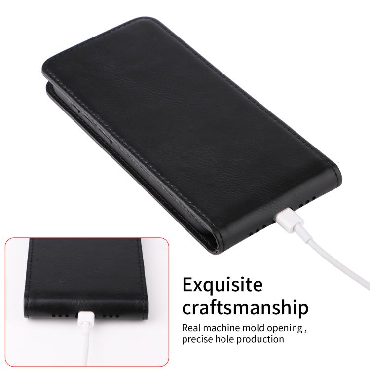 Magnetic Vertical Flip Leather Phone Case, For Samsung Galaxy S24 5G