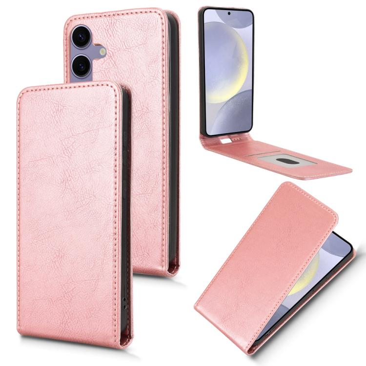 Magnetic Vertical Flip Leather Phone Case, For Samsung Galaxy S24 5G