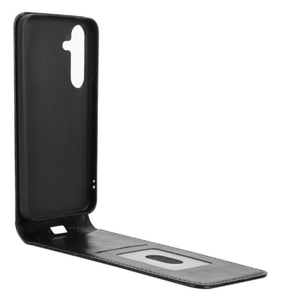 Magnetic Vertical Flip Leather Phone Case, For Samsung Galaxy S25 5G, For Samsung Galaxy S25+ 5G, For Samsung Galaxy S25 Ultra 5G, For Samsung Galaxy S24 FE 5G, For Samsung Galaxy S24 Ultra 5G, For Samsung Galaxy S24+ 5G