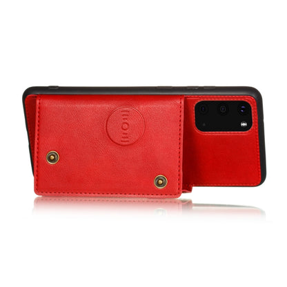 Double Buckle PU + TPU Shockproof Magnetic Protective Case with Card Slot & Holder, For Samsung Galaxy Note 20, For Samsung Galaxy Note 20 Ultra, For Xiaomi Redmi 9A, For Xiaomi Redmi 9C