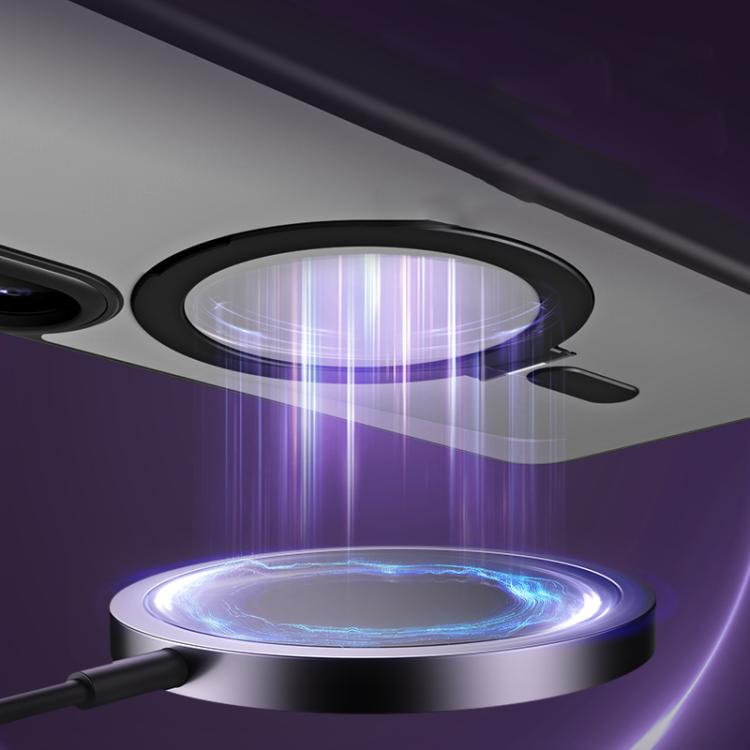 MagSafe Airbag Shockproof Frosted Phone Case with Fold Holder, For Samsung Galaxy S25 5G, For Samsung Galaxy S25+ 5G, For Samsung Galaxy S25 Ultra 5G