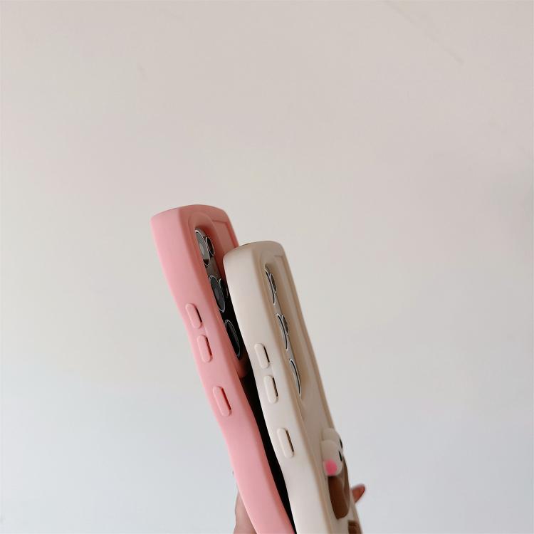 Cartoon Sausage Mouth TPU Phone Case with Bead Chain, For Samsung Galaxy S24 Ultra 5G, For Samsung Galaxy S24+ 5G, For Samsung Galaxy S24 5G, For Samsung Galaxy S23 FE 5G