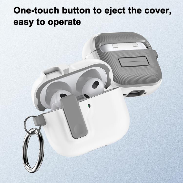 Automatic Switch Lock Bluetooth Earphone Shockproof Protective Case, For AirPods 4, For AirPods Pro 2, For AirPods 3