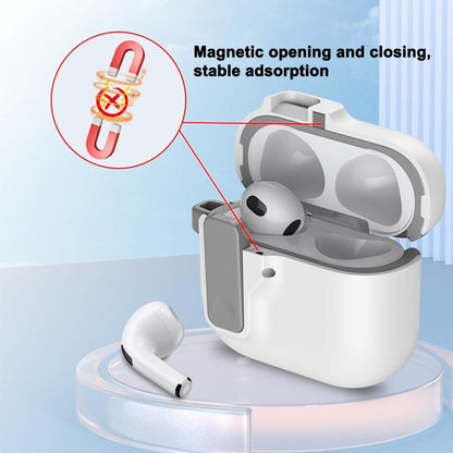 Automatic Switch Lock Bluetooth Earphone Shockproof Protective Case, For AirPods Pro