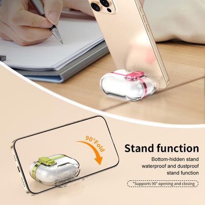 Electroplating Transparent Wireless Earphones Case with Security Lock, For AirPods Pro 3, For AirPods 4, For AirPods Pro 2