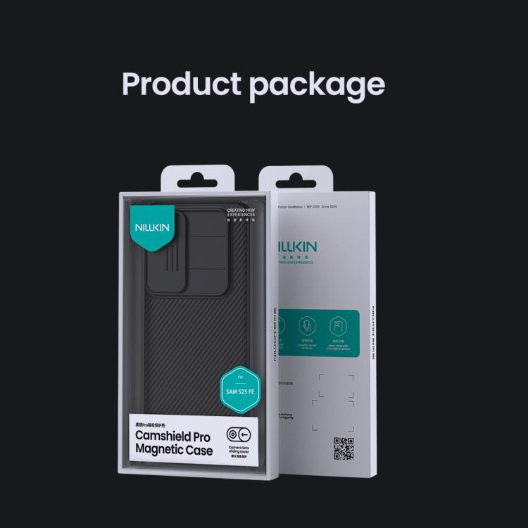 NILLKIN CamShield Pro Magnetic PC Phone Case, For Samsung Galaxy S25 FE 5G, For Samsung Galaxy S25 Edge 5G, For Samsung Galaxy S25 5G, For Samsung Galaxy S25 Ultra 5G