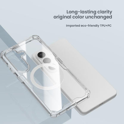 NILLKIN Ultra Clear Magsafe PC + TPU Phone Case, For Samsung Galaxy S26+ 5G, For Samsung Galaxy S26 Ultra 5G, For Samsung Galaxy S26 5G, For Samsung Galaxy S25 Ultra 5G
