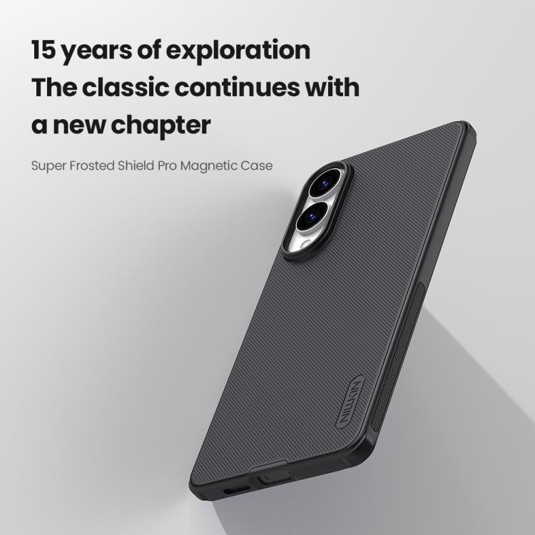 NILLKIN Frosted Shield Pro Magnetic Phone Case, For Samsung Galaxy S25 Edge 5G, For Samsung Galaxy S25 5G